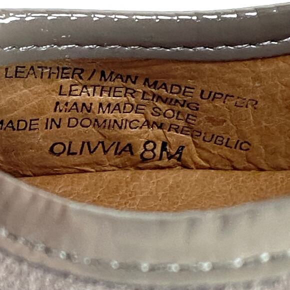 Nurture Olivvia Gray Suede Mary Jane Heels Women's Size 8 M - Picture 9 of 9